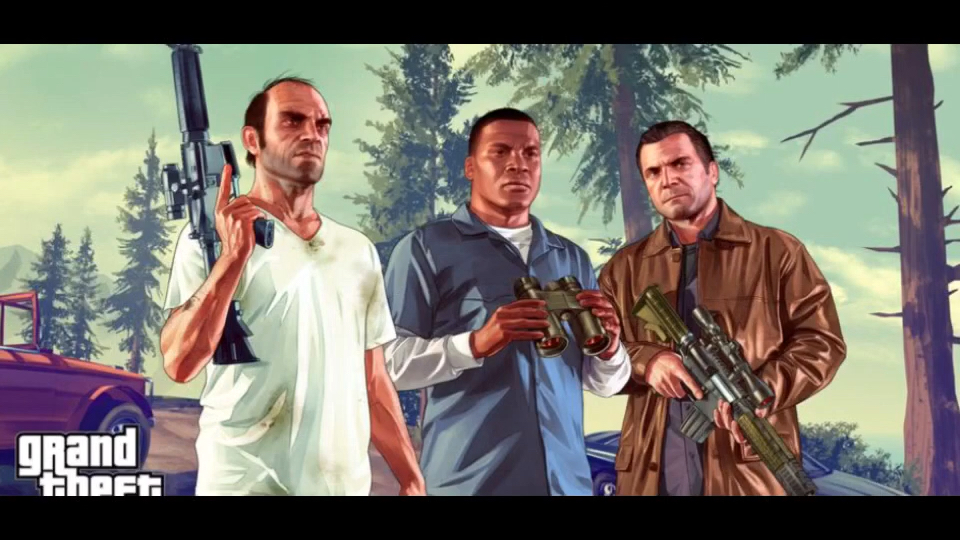 gta主角海报形象(1,2,伦敦和线上除外)