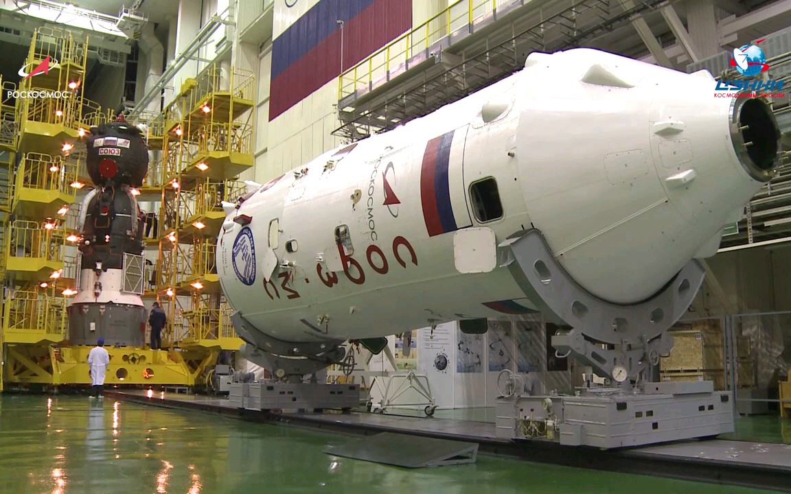 发射联盟ms-11载人飞船的联盟fg火箭封整流罩_哔哩哔哩 (゜-゜)つロ