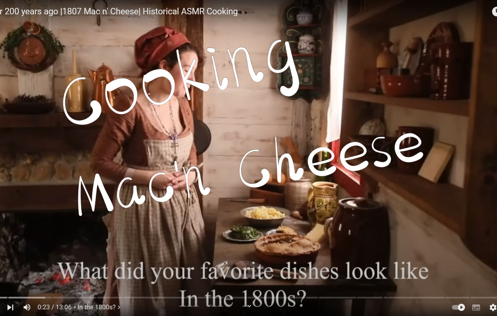 【烹饪ASMR】200年前的餐点 1807 Mac n Cheese哔哩哔哩bilibili