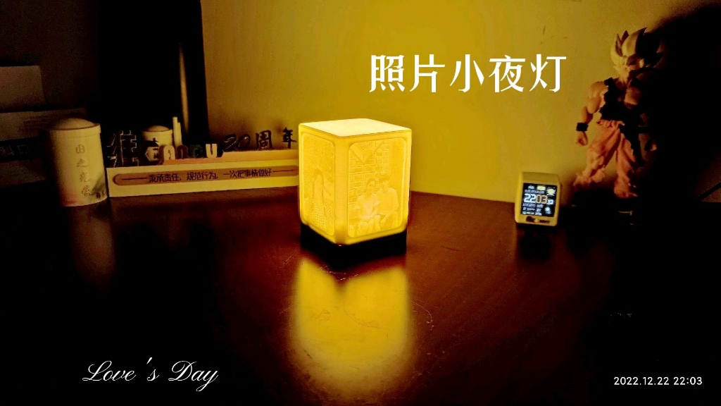 大家看看好看吗?DIY照片小夜灯|RGB呼吸灯哔哩哔哩bilibili