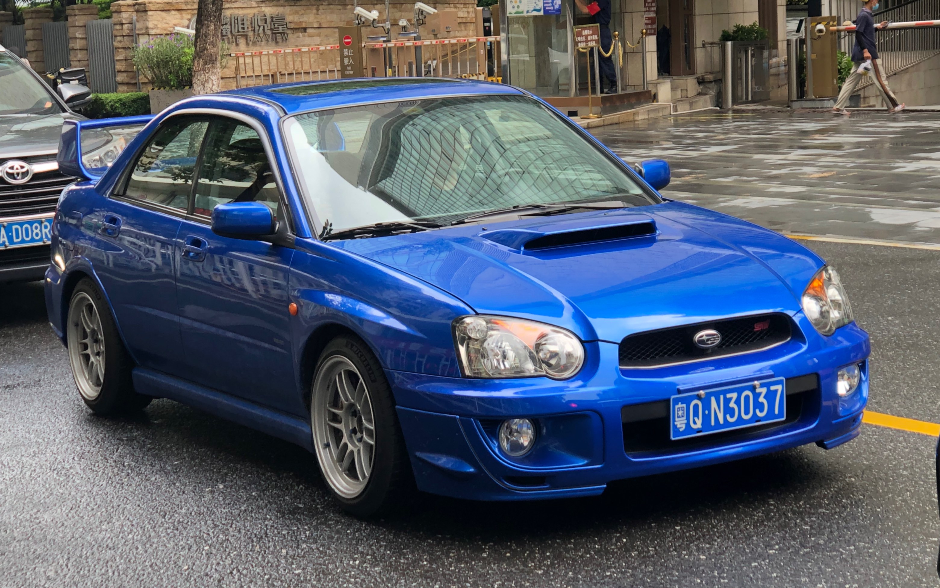 广州实拍斯巴鲁八代sti!