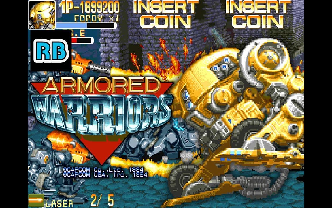 1994年卡普空经典街机《装甲勇士 Armored Warriors》最高难度Fordy一命通关 | 来源:Replay Burners哔哩哔哩bilibili