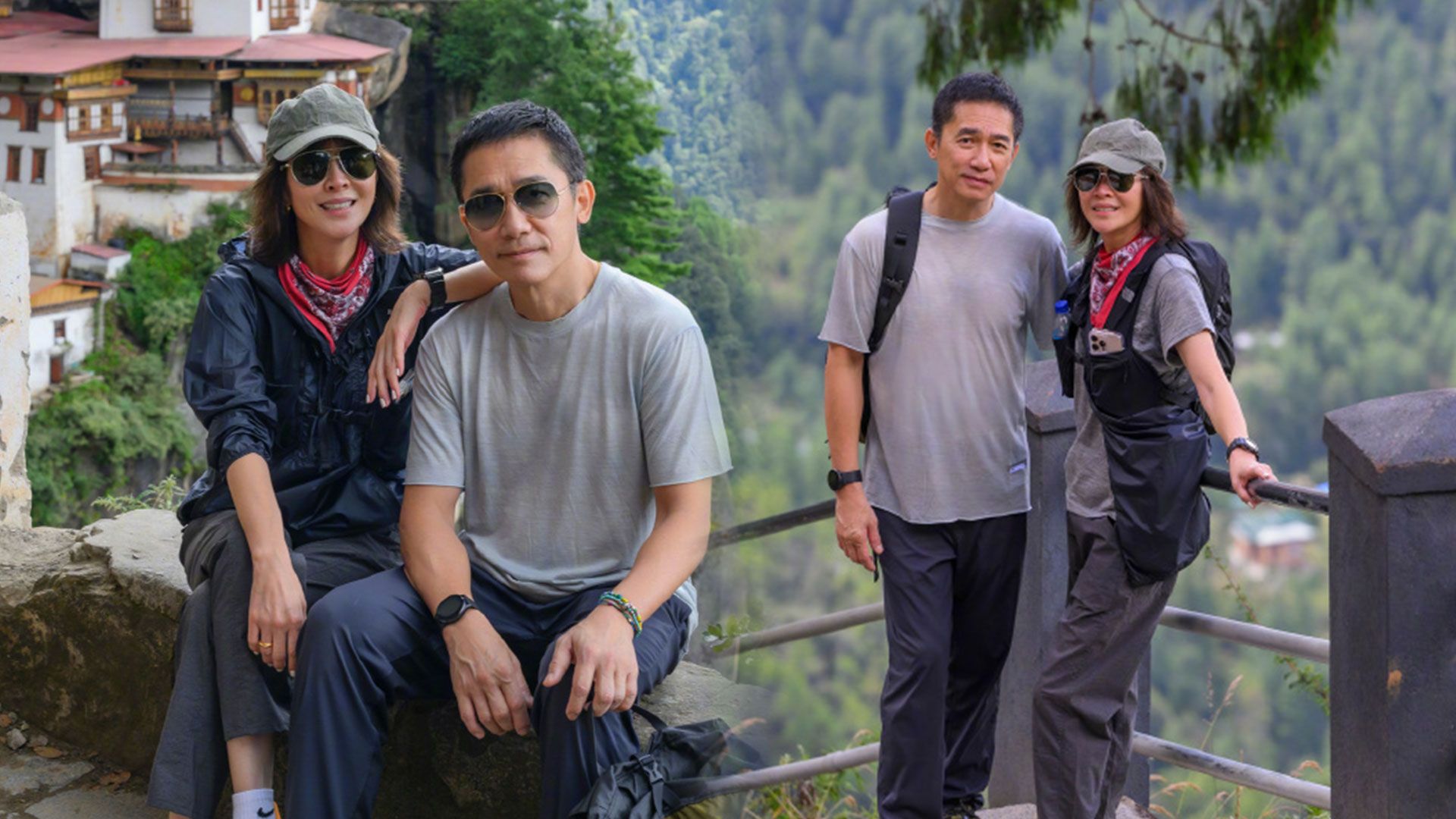 刘嘉玲梁朝伟婚后16年重游不丹,夫妻俩穿情侣装,多年恩爱惹人羡
