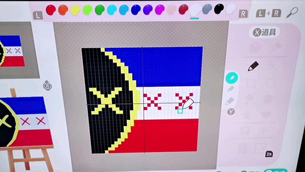 动森旗帜设计图图片