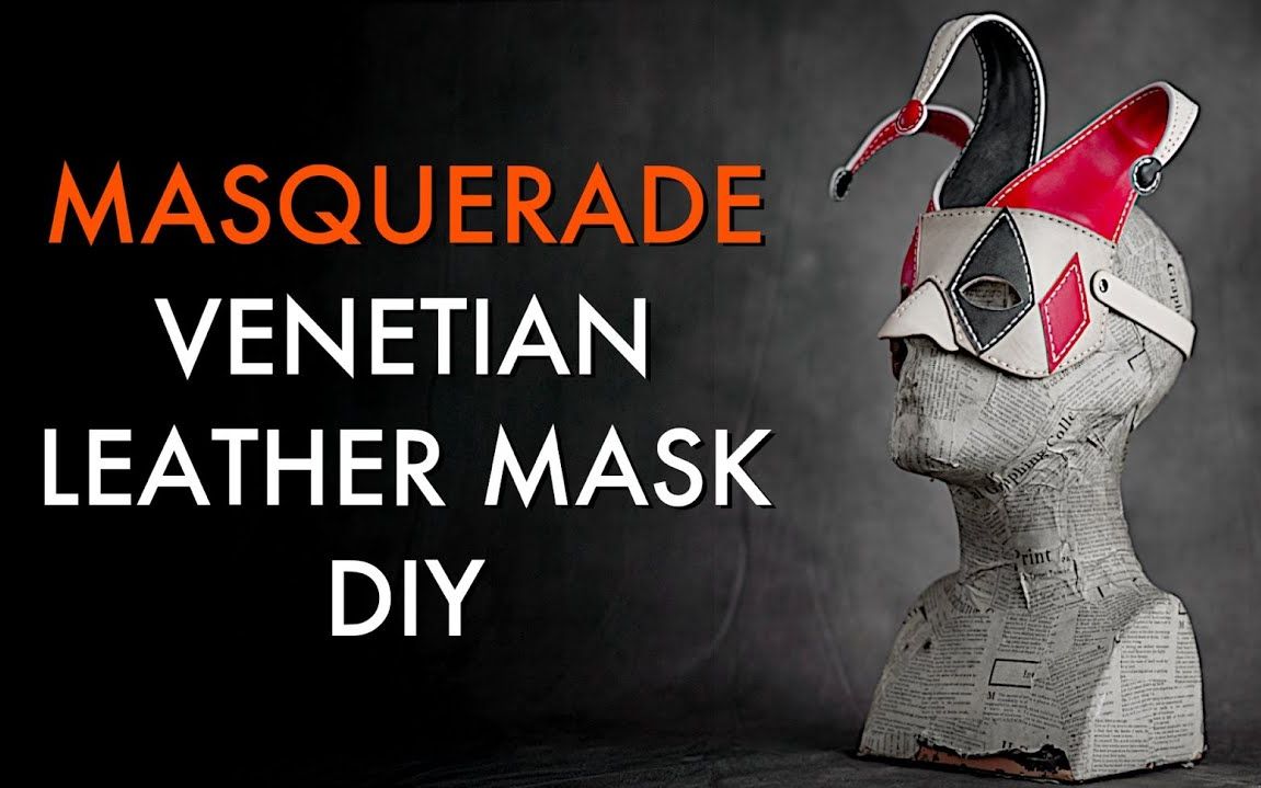 [图]如何制作威尼斯化装舞会面具 - PDF 模式和教程视频 / How to Make a Venetian Masquerade Mask - Pattern