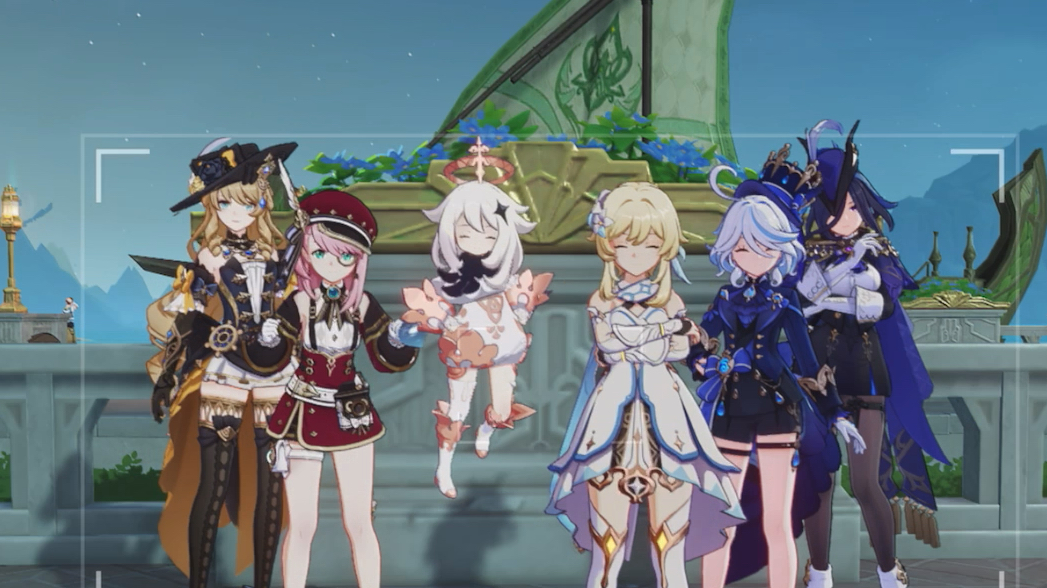 【原神】出发前的送行,合影