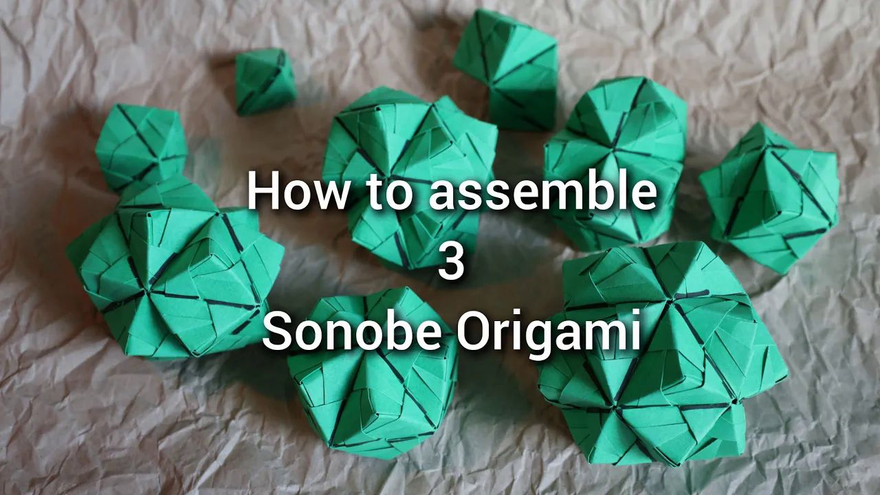 【khin hooi】不同形态的折纸花球拼装思路