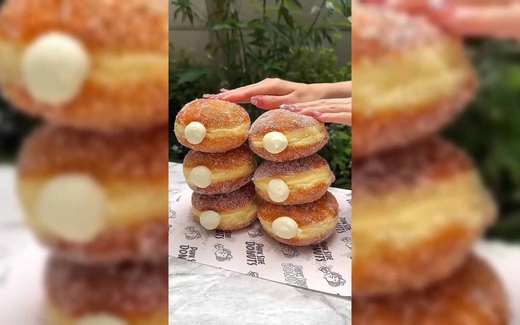 今日美食分享—奶油甜甜圈.