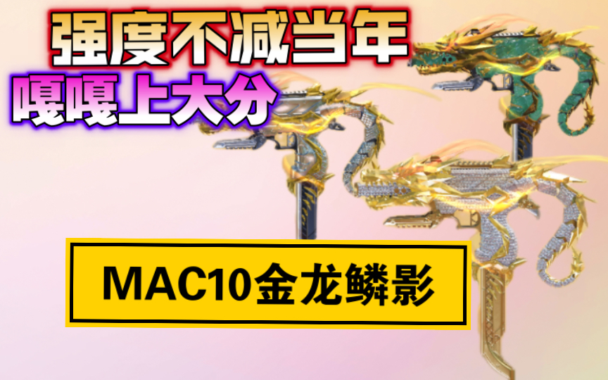 MAC10【金龙鳞影】热点排位嘎嘎乱杀!停不下来!配件推荐手机游戏热门视频