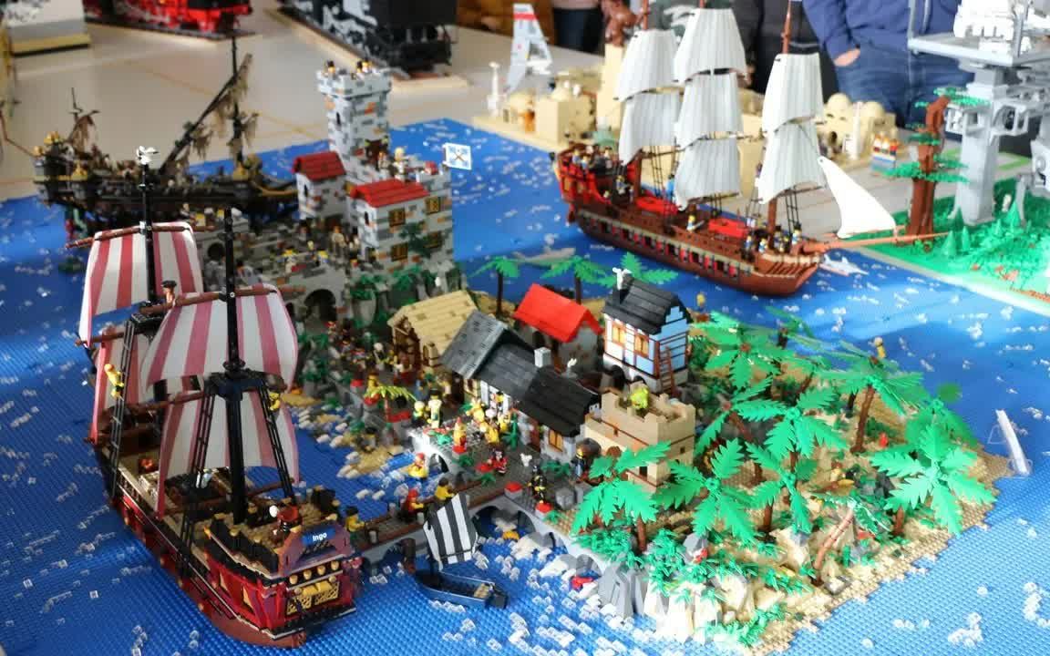 海盗们的聚集地-乐高海盗岛moc