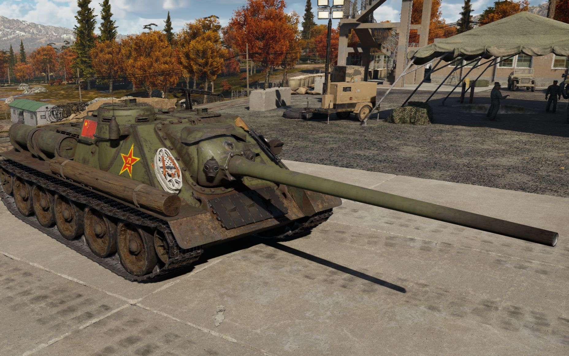 中国su-100 天神下凡 8杀_战争雷霆