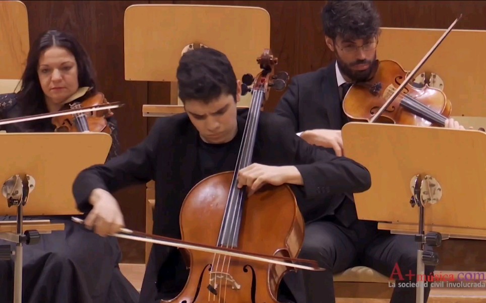 [图]【大提琴】巴赫c小调协奏曲Henri Casadesus Cello Concerto in C Minor. Aleiandro Gomez Pareia.