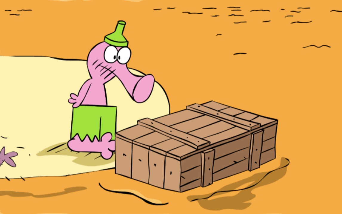 plunk!无厘头动画,看外星人咕咚玩转无人岛,就是这么嗨!