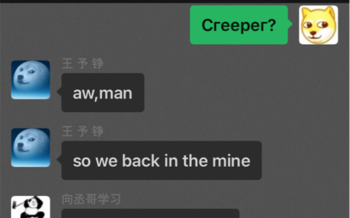 [图]当你在班级群里发了一句creeper......