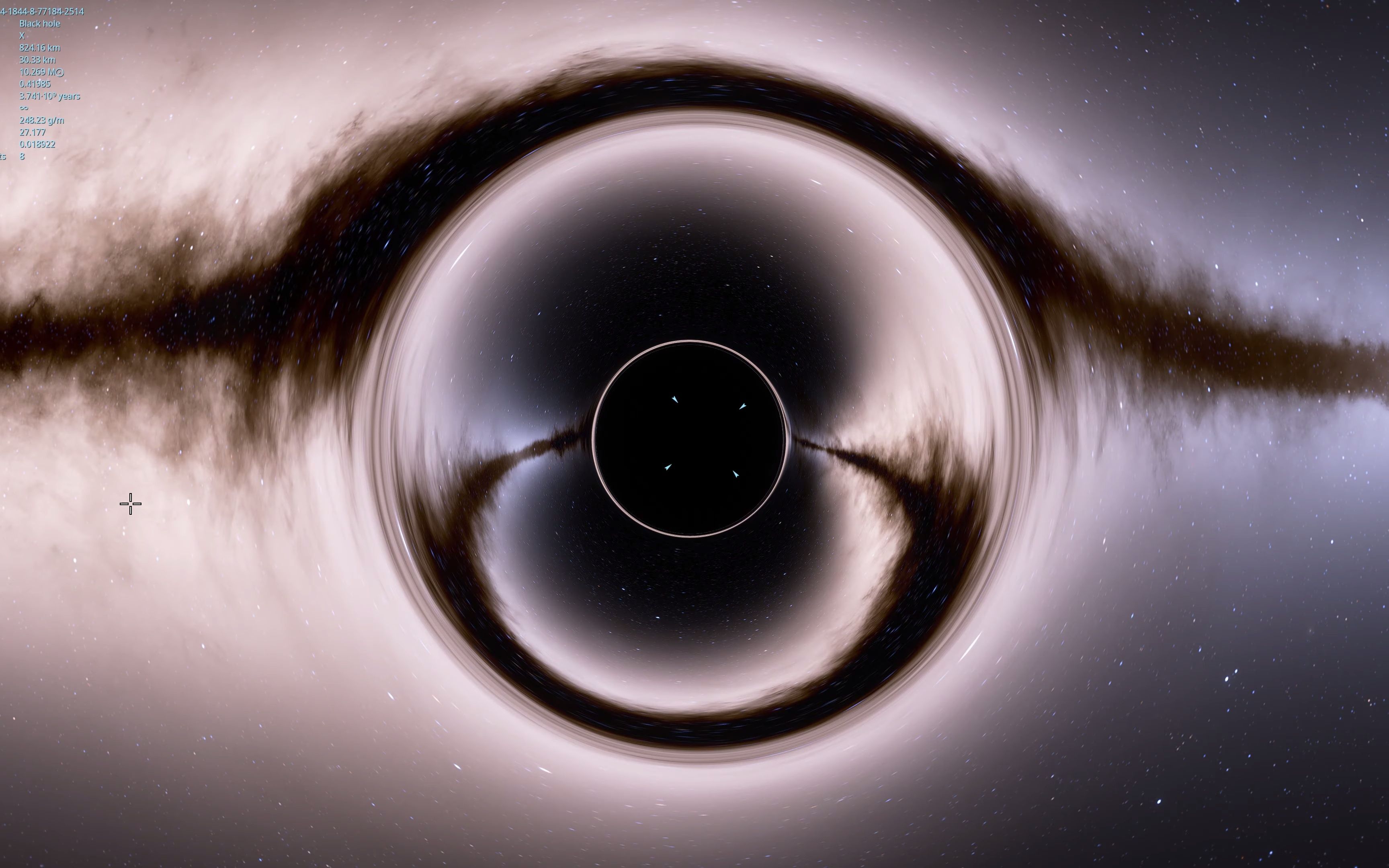 克尔纽曼黑洞图片
