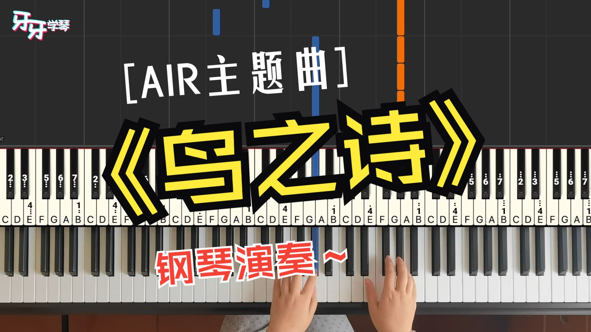 [图]【钢琴】鸟之诗｜旋律起！谁的DNA又动了！（AIR主题曲）