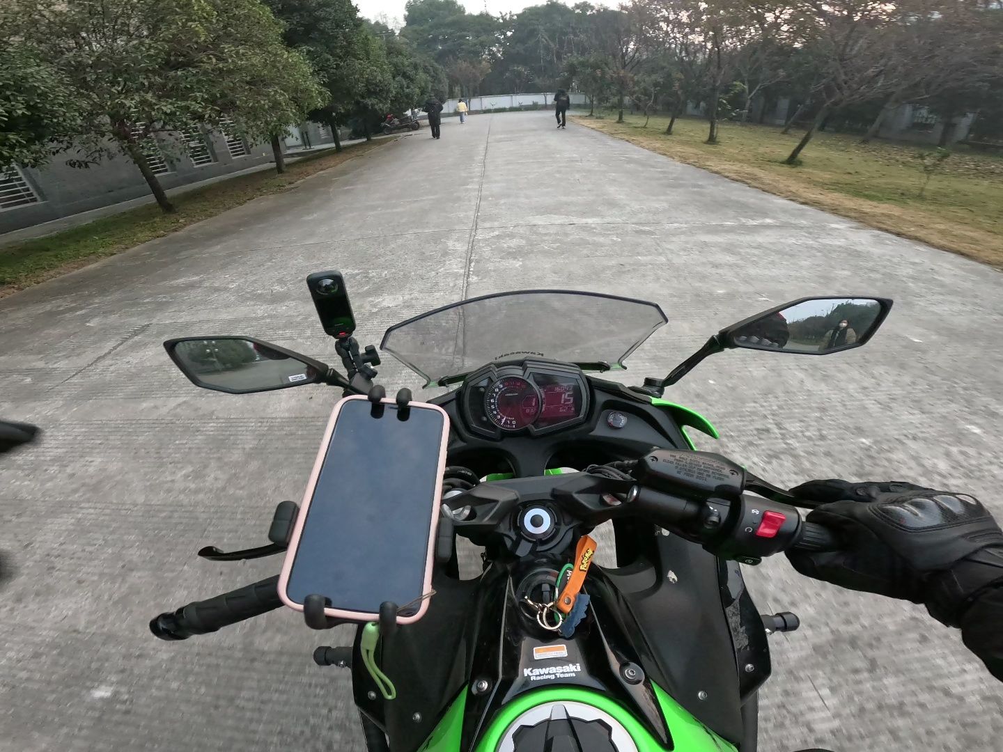 川崎中忍ninja650日常騎行2024年1月8日早間2(gopro