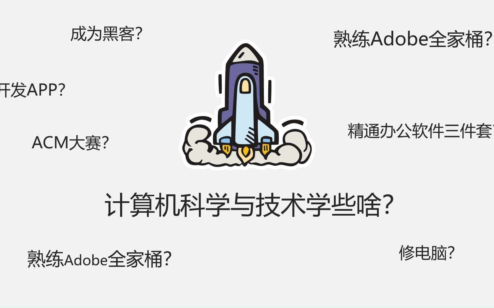 [图]【计算机科学与技术】这个专业都学些什么呢？