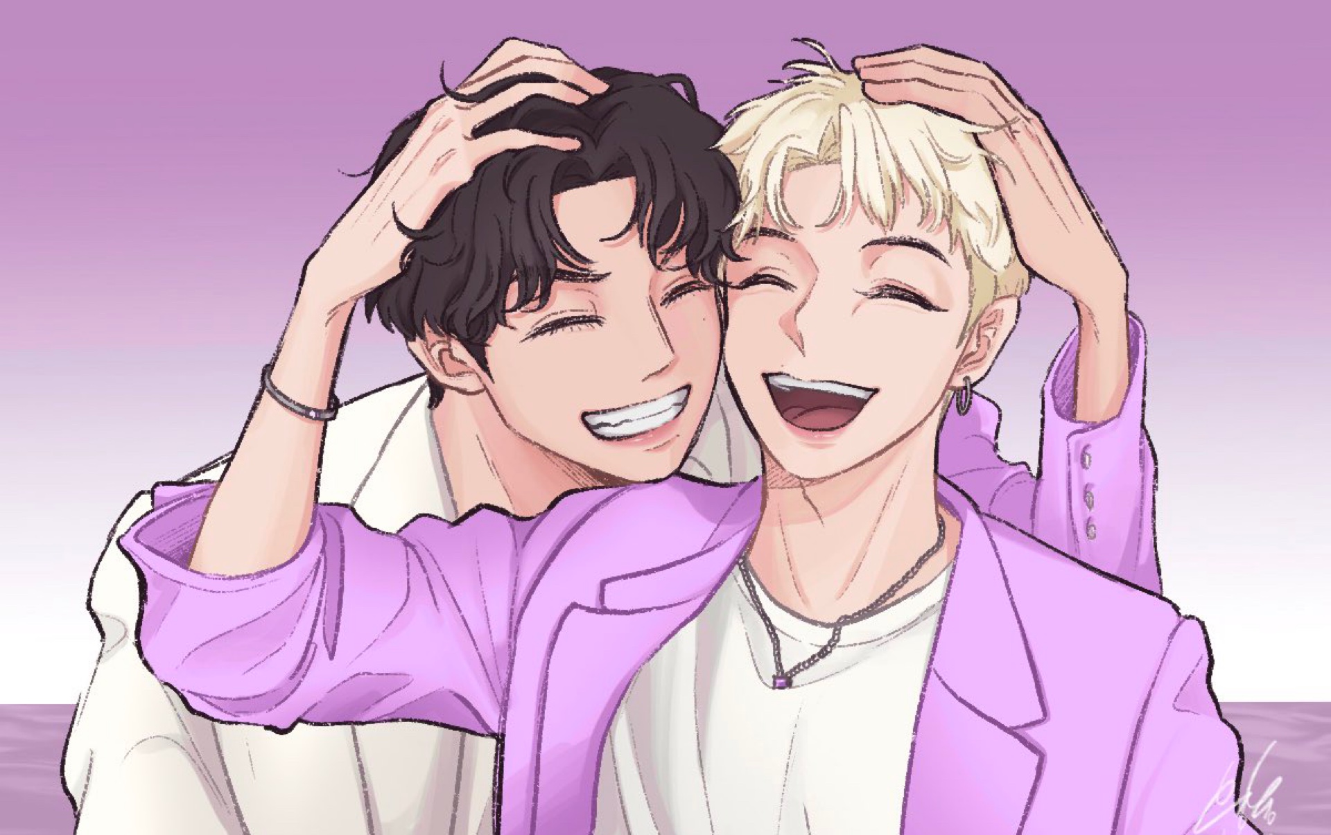 [霜花cp/vhope/vope]分享几张好看的照片,嘻嘻