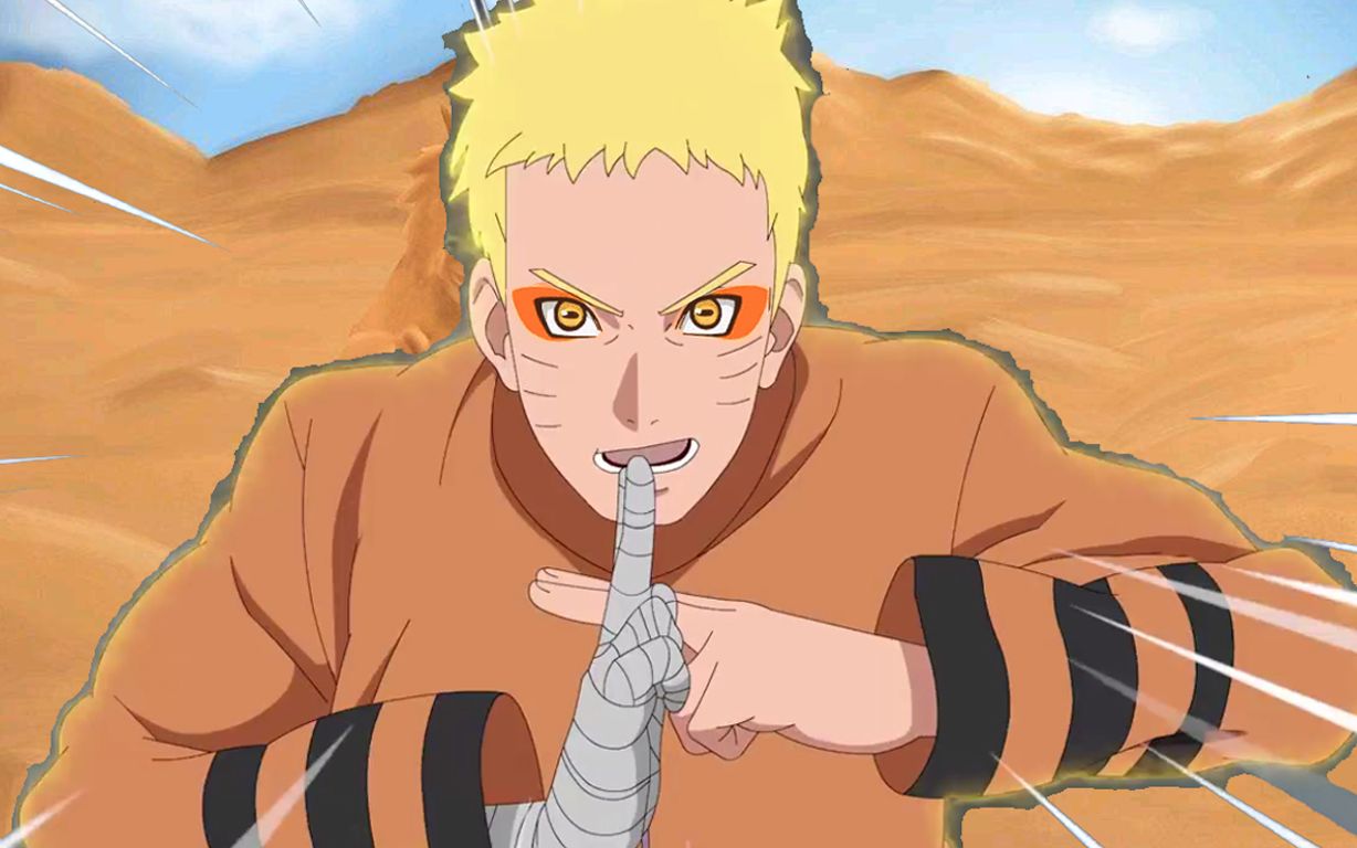 鸣人开仙人模式救两娃!弱成"渣"?