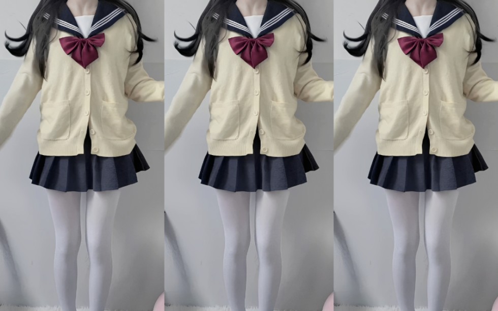 白裤袜就是最温柔的穿搭