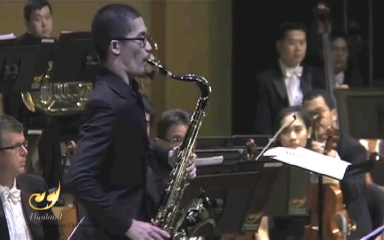 [图]【庞那荣】【Prangcharoen】黑暗的黎明 The Dawn of Darkness, for tenor Saxophone and Orchestra