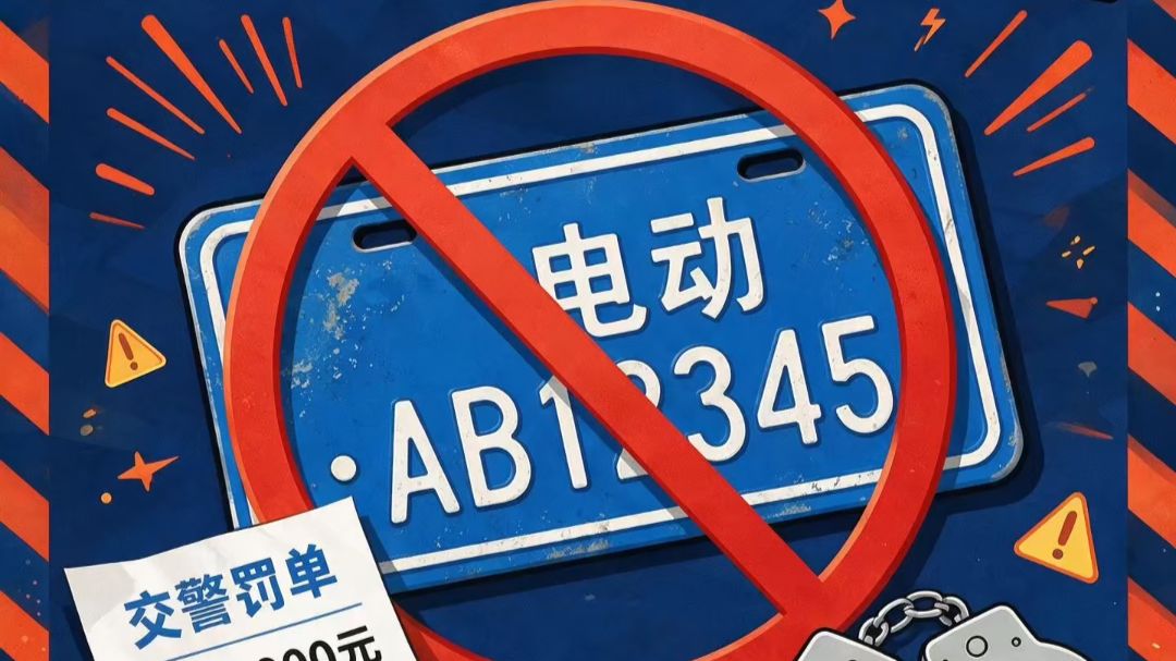 几十块买假牌，附赠1000元罚单＋拘留💀