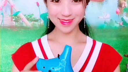 天宫舞曲陶笛版ac调唐宋款蓝色柚陶笛