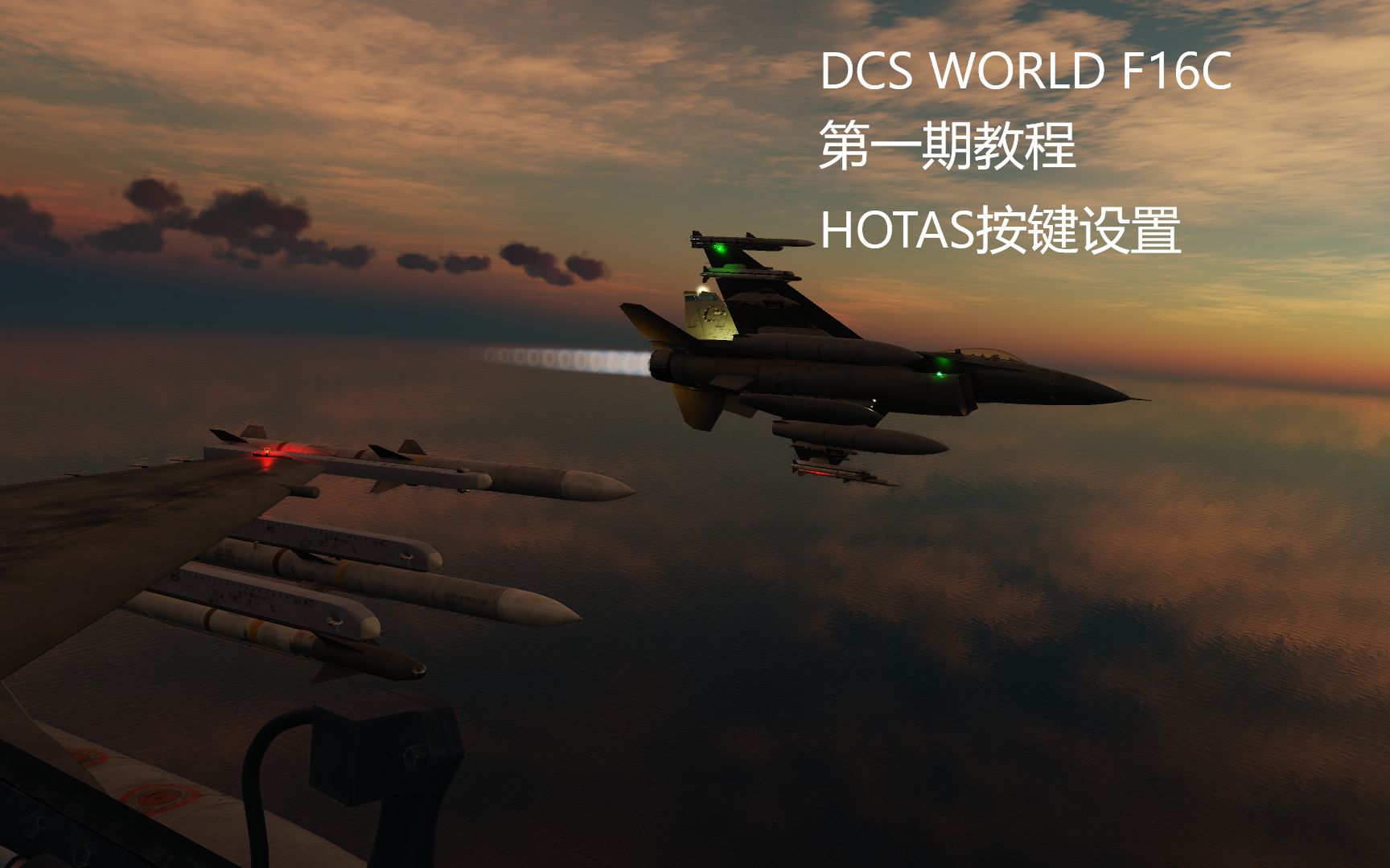 [图]DCS WORLD F16C第一期教程HOTAS按键设置