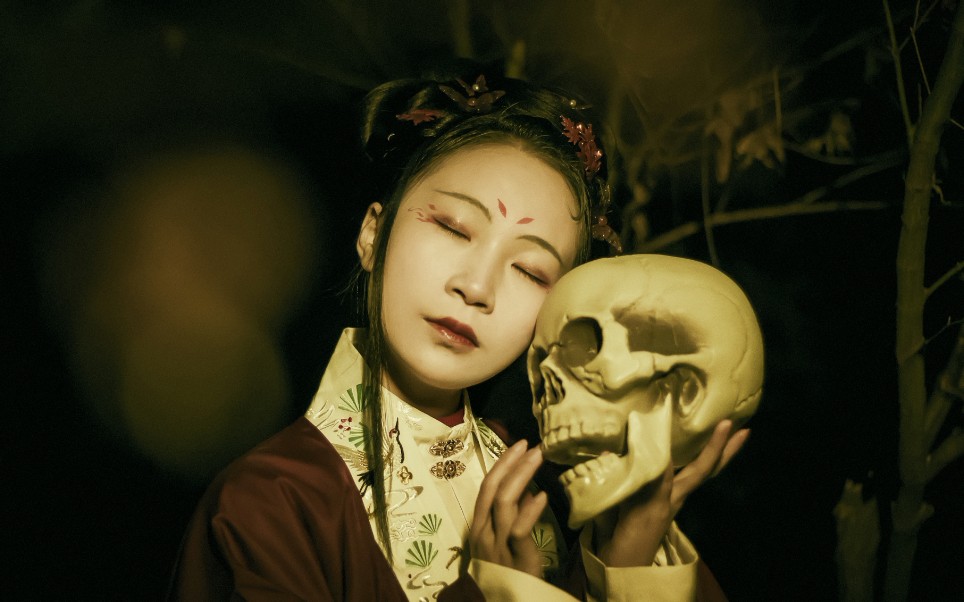 汉服创意妆造——山海经拟人·枫鬼