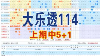 Download Video: 大乐透114期数据分析