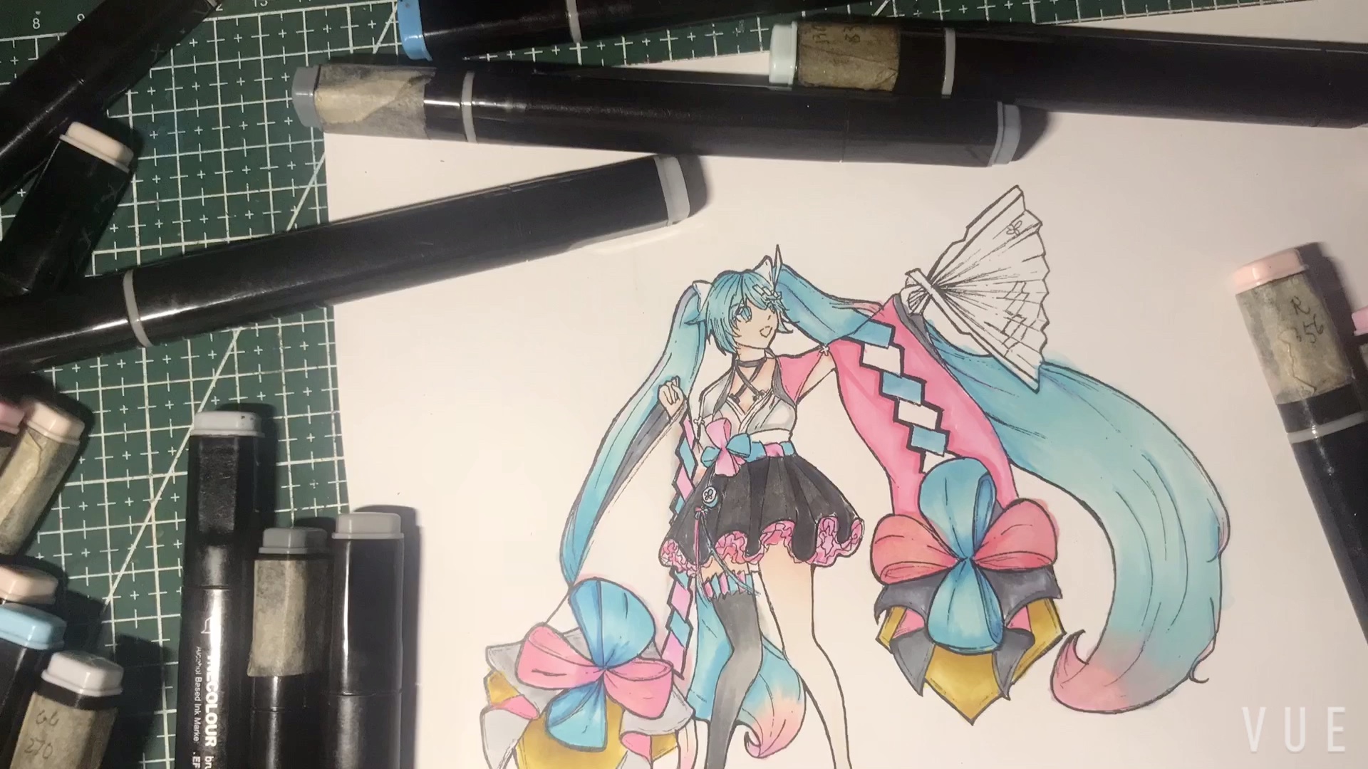 初音未來2020生賀手帳繪畫部分先行版