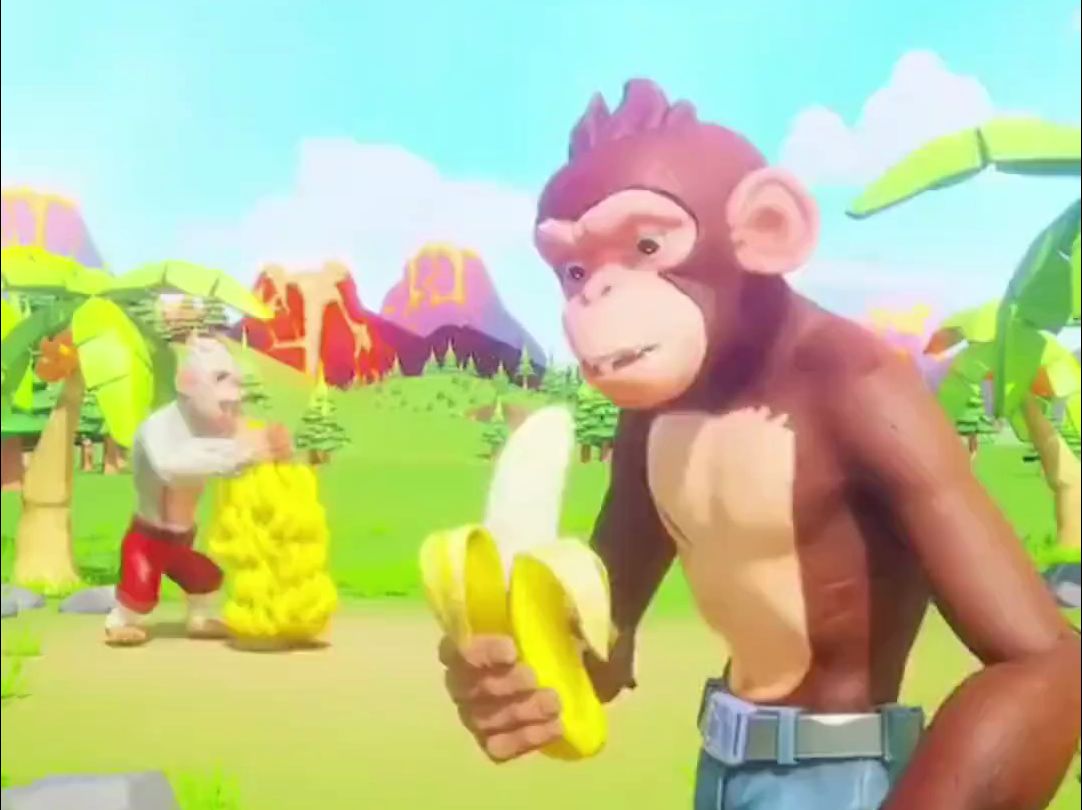 猿族时代之吃香蕉的猿猴