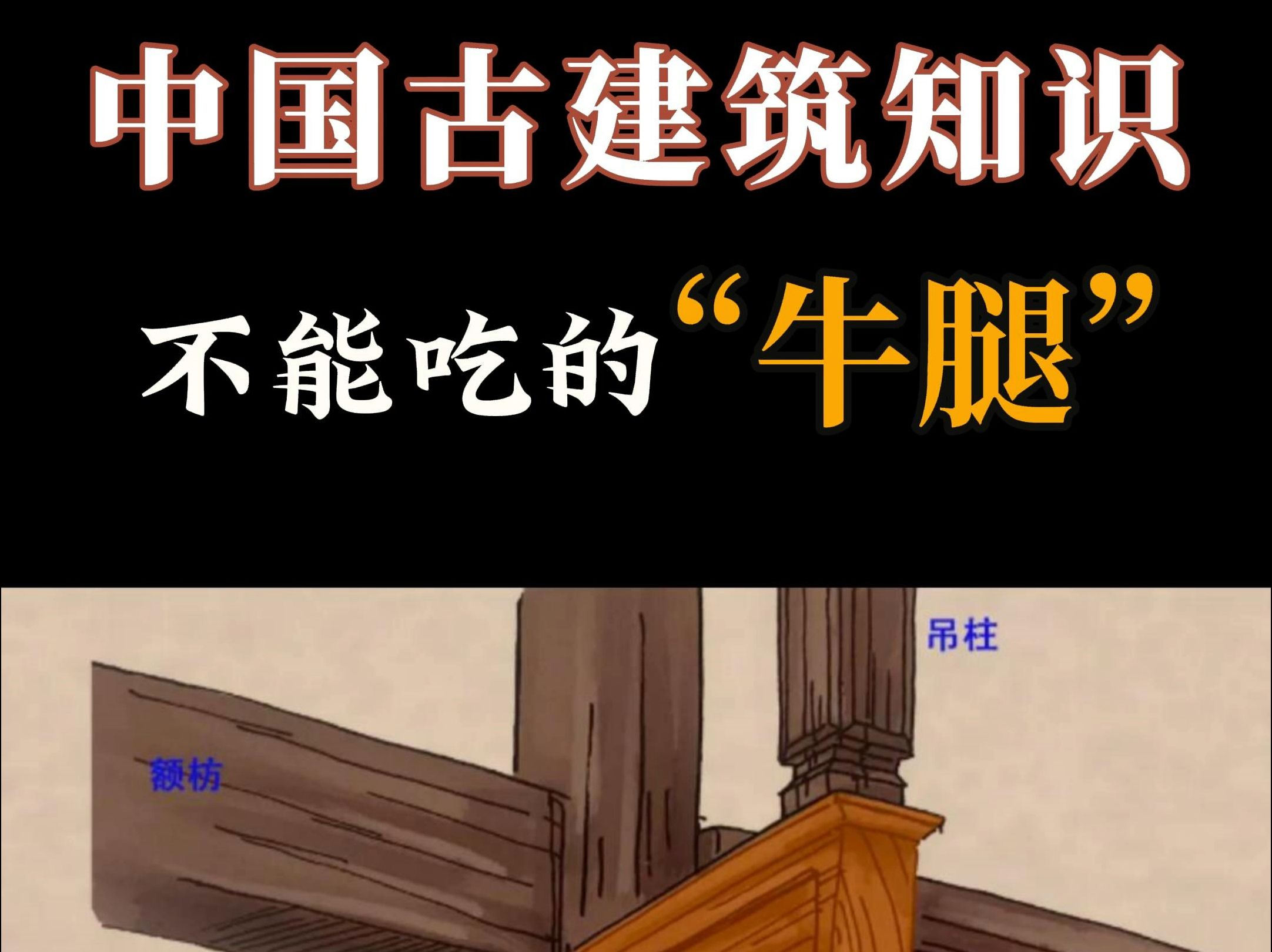 古建筑之“牛腿”哔哩哔哩bilibili