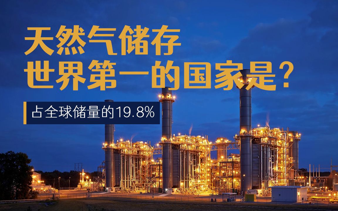 世界第一大天然气存储国是哪个国家? 占全球储量的19.8%,欧洲40%天然气都从这个国家买哔哩哔哩bilibili