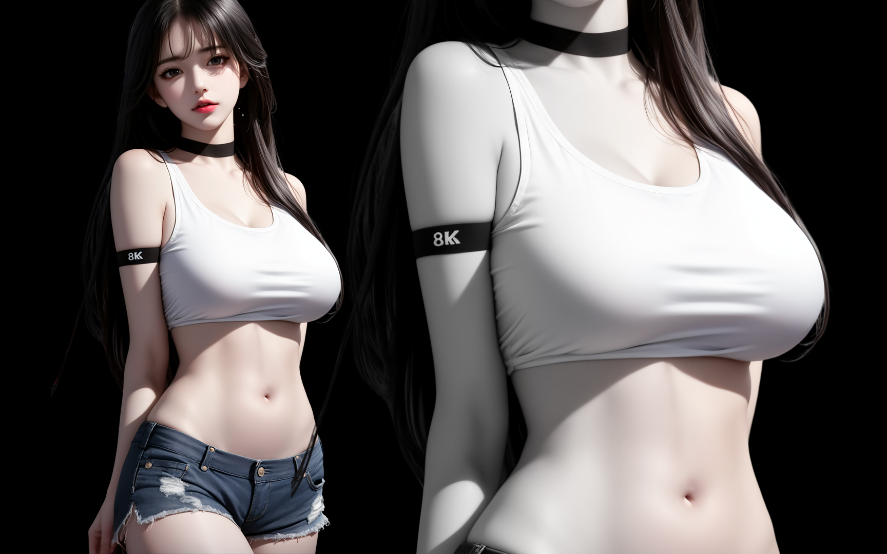 【3D】七夕在线整女友!zbrush性感3D女友建模教程 zbrush女性人物角色建模制作教程!哔哩哔哩bilibili