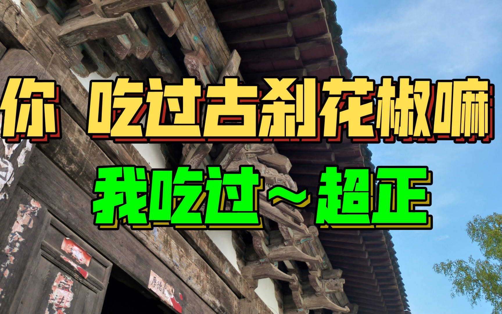 中年大叔骑行的第30天~梦回80年代的招待所,古刹的花椒~超麻的,夜宿忻州哔哩哔哩bilibili