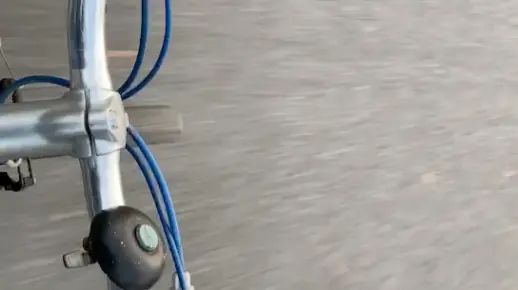 五百大洋买的二手自行车，第一天骑行还不错