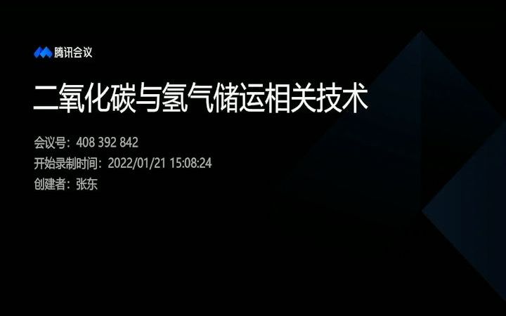 二氧化碳与氢气储运相关技术管道大讲堂李玉星教授哔哩哔哩bilibili