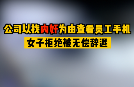 公司以找内奸为由查看员工手机 女子拒绝被无偿辞退哔哩哔哩bilibili