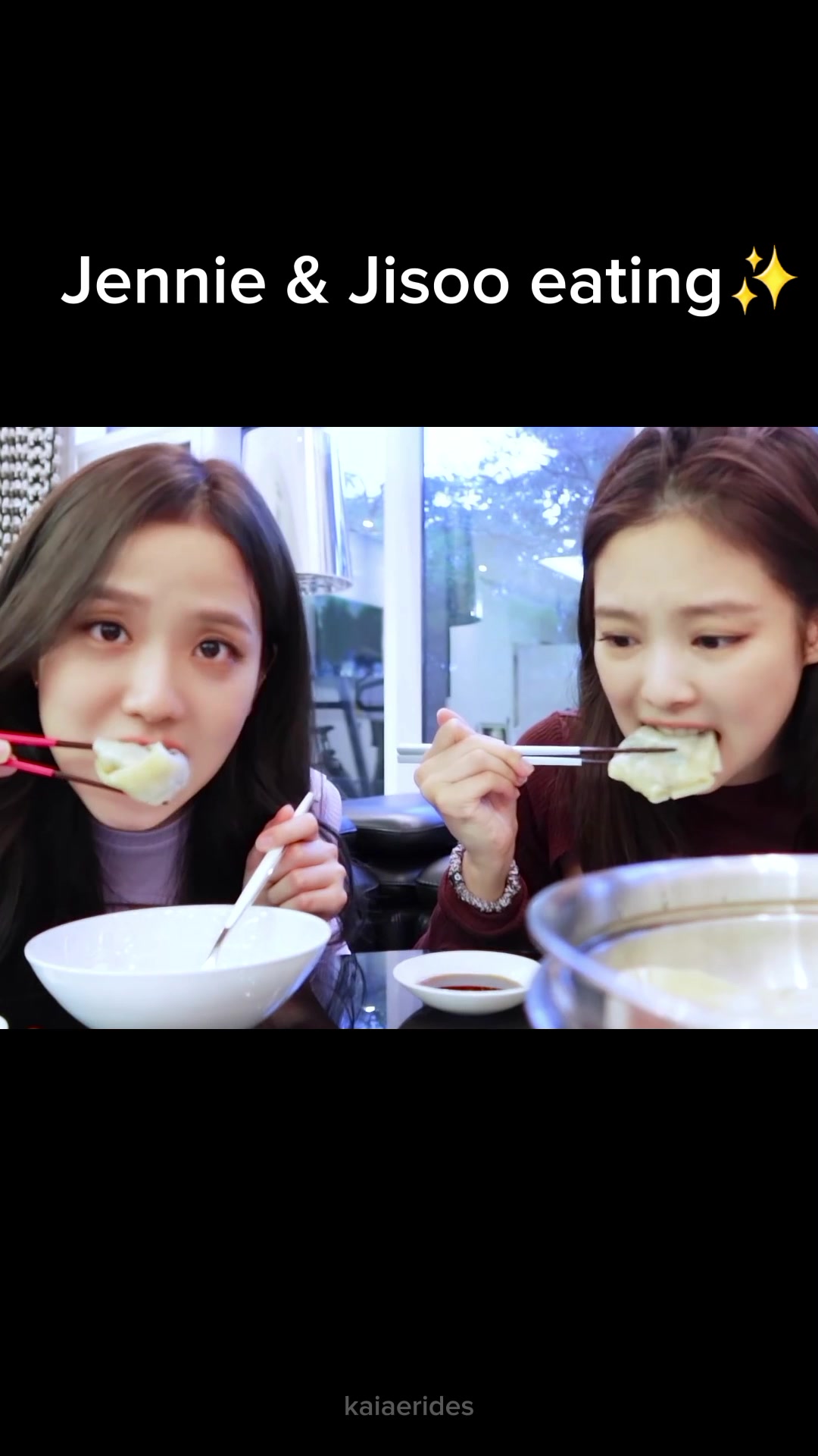 jennie & jisoo blackpink饮食7815 (来源yt: jennierubyjane官方