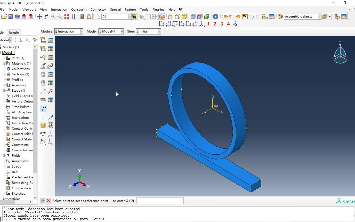 abaqus简易轮胎接地仿真教程—Step与接触收敛性概念详解哔哩哔哩bilibili