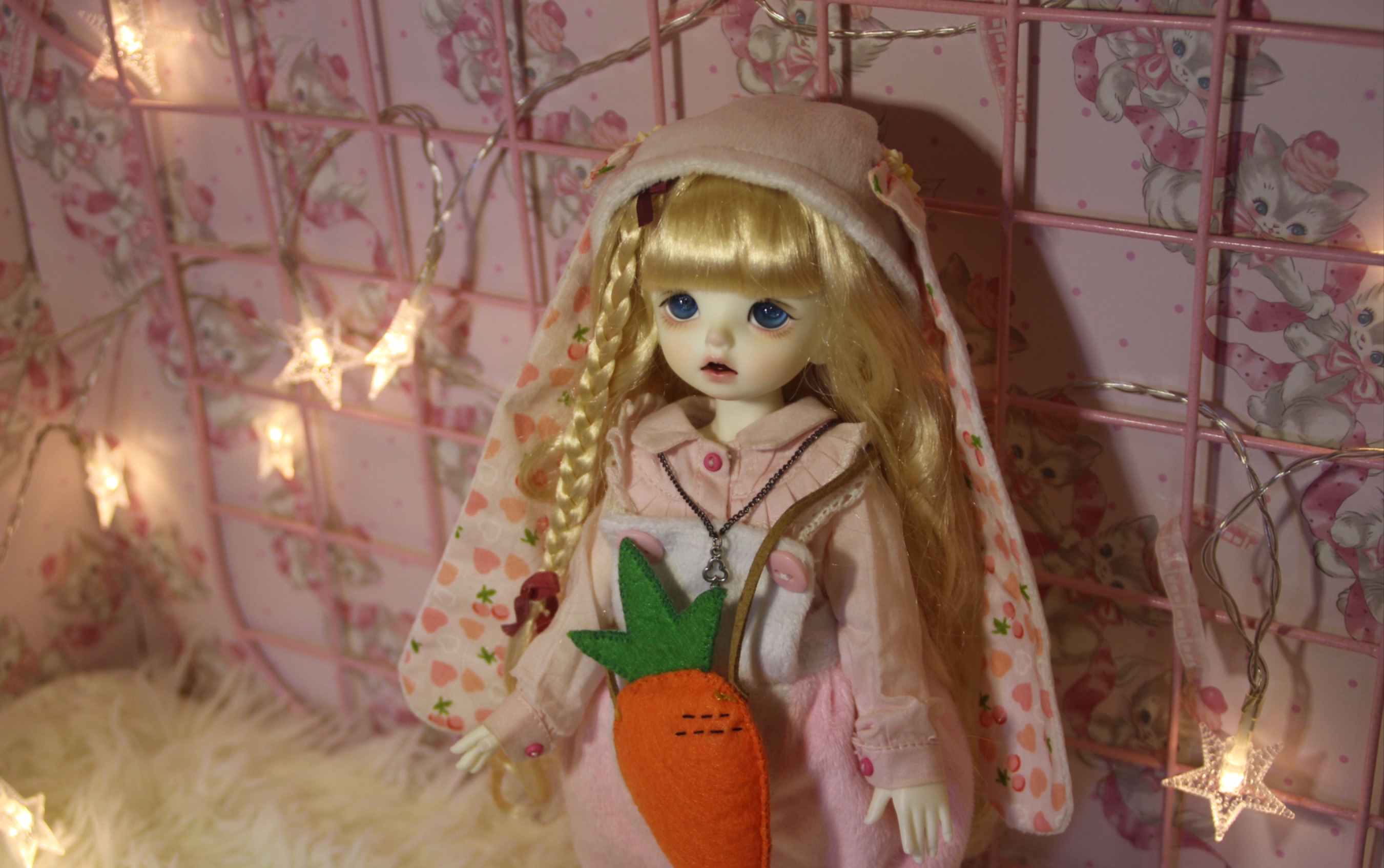 【bjd】500粉的抽奖福利,娃衣假发眼珠鞋全部都有