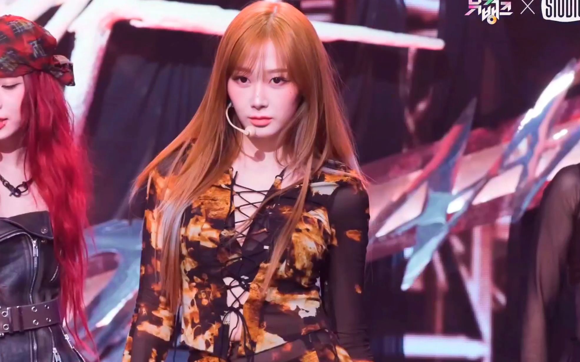 aespa吉赛尔《drama》横版7820231110音乐银行