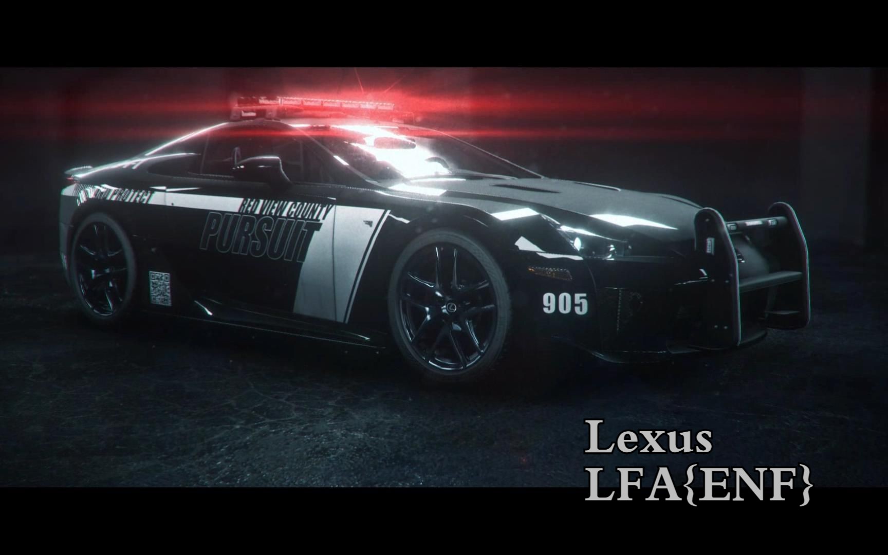 极品飞车18之警察身份lexus lfa{enf}