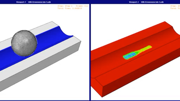 abaqus轴承沟道磨损分析,UMESHMOTION子程序哔哩哔哩bilibili