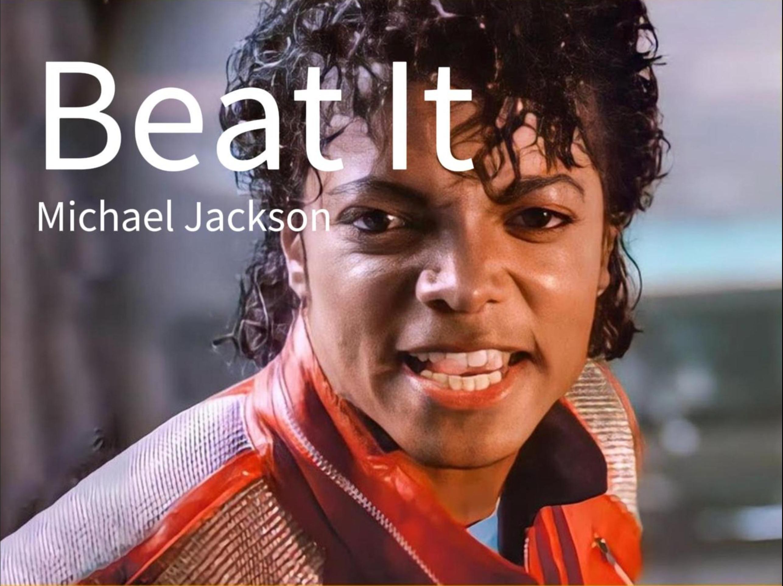 迈克尔杰克逊《Beat it》1983年经典MV哔哩哔哩bilibili