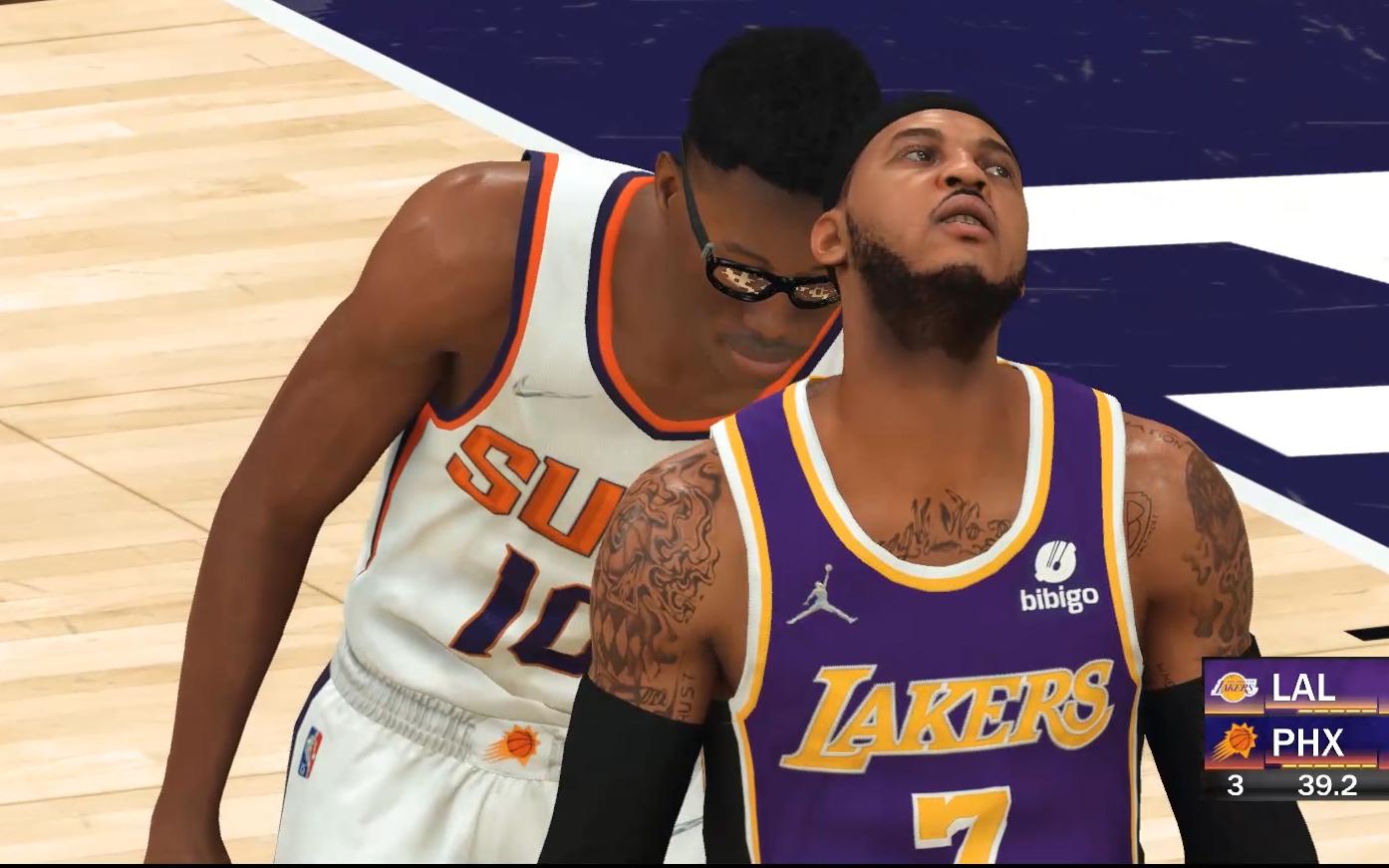 活动作品nba2k22洛杉矶湖人vs菲尼克斯太阳第四节