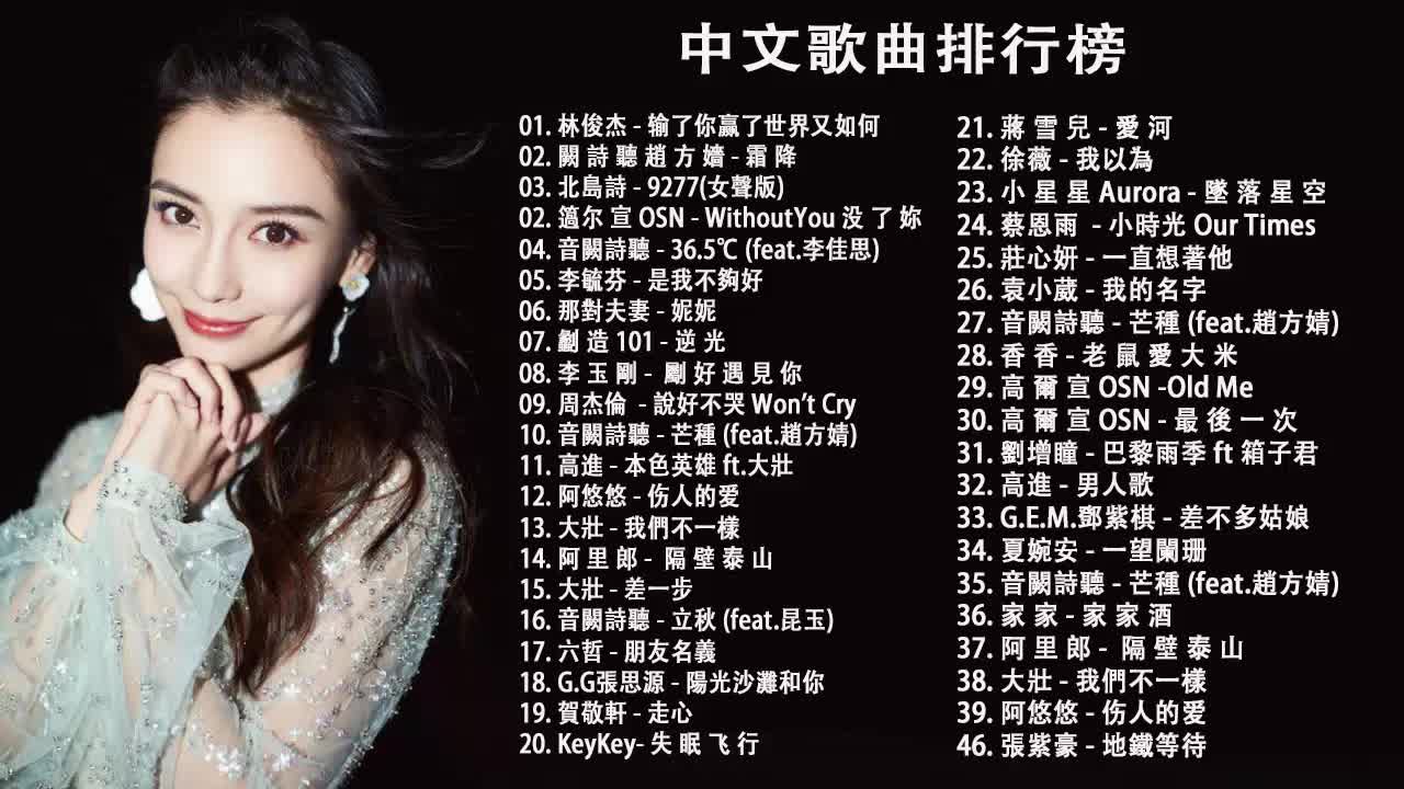 2019不能不听的100首歌 & 排行榜歌曲 - 超好听的歌曲排行榜