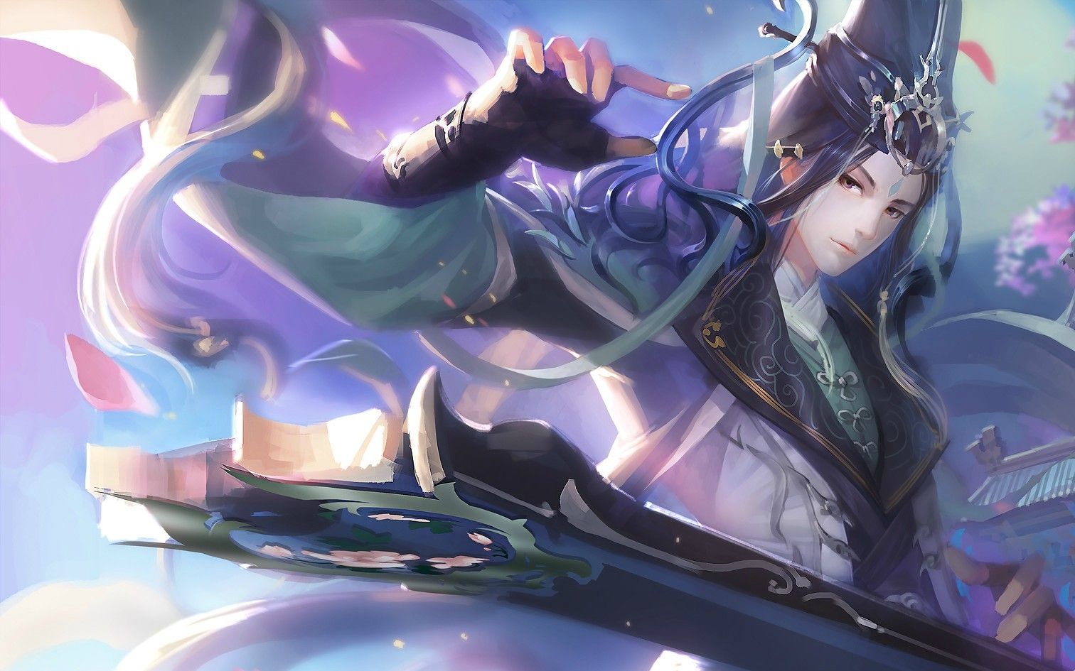 pvp莫问单刷水枪挂件剑网三璨翠海厅宇文画